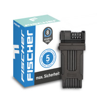 FISCHER Faltschloss Zahlen PROTEC - FN110 Länge 110cm