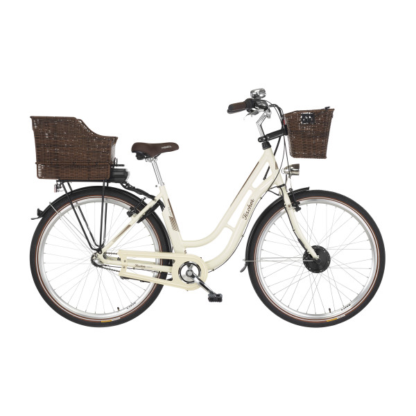 FISCHER CITA ER 1804 City E-Bike - elfenbein glänzend, 28 Zoll, RH 48 cm, 418 Wh