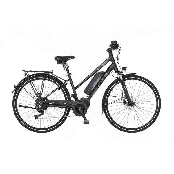 FISCHER Trekking E-Bike Viator ETD 1861 - schwarz matt, RH 49 cm, 28 Zoll, 557 Wh