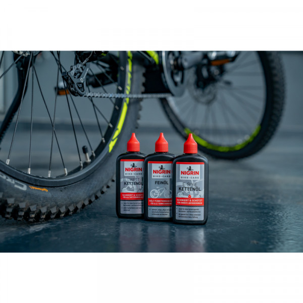 NIGRIN BIKE-CARE E-Bike Ketten-Öl 100 ml MTB Pedelec Fahrrad Öl Schmieröl