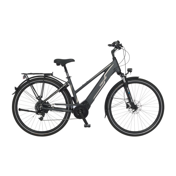 FISCHER VIATOR 5.0i E-Bike - schiefergrau, 28 Zoll, RH 44cm, 418 Wh Generalüberholt