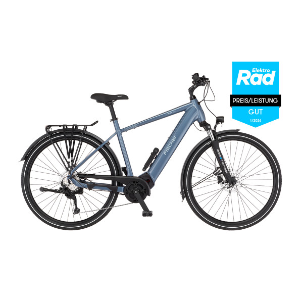 FISCHER Trekkking E-Bike VIATOR 6.8i ULTIMATE - blau glänzend, 28 Zoll, RH 55 cm, 711 Wh