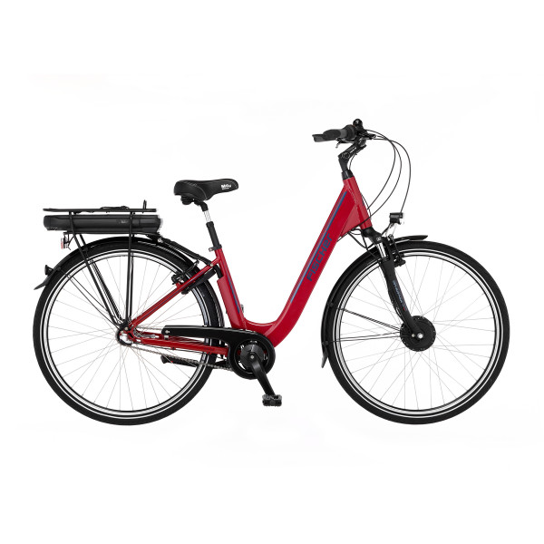 FISCHER CITA 1.0 E-Bike - ziegelrot glänzend, 28 Zoll, RH 44 cm, 418 Wh, Rücktritt Generalüberholt