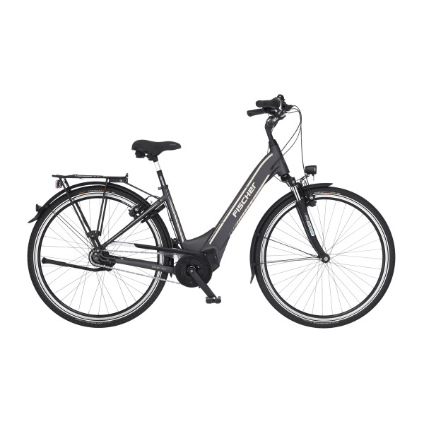 FISCHER CITA 5.0i E-Bike - schiefergrau matt, 28 Zoll, RH 44 cm, 504 Wh Generalüberholt