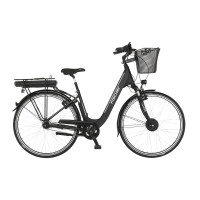 FISCHER CITA ECU 2200 E-Bike - schwarz matt, 28 Zoll, RH 44 cm, 522 Wh Generalüberholt