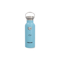FISCHER Trinkflasche Edelstahl blau 500 ml