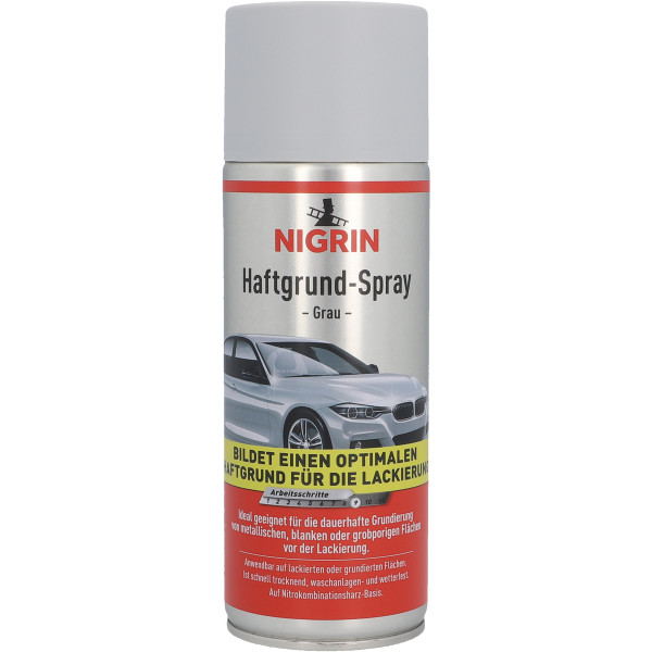 NIGRIN Haftgrund-Spray, universell einsetzbar grau 6x 400ml