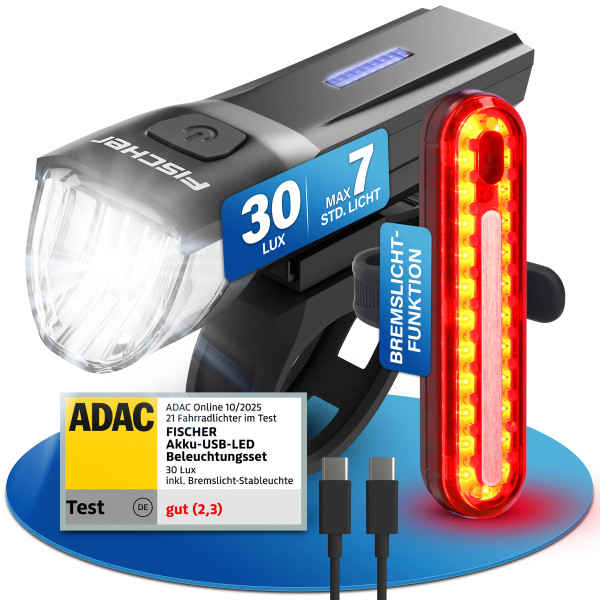 FISCHER Akku Beleuchtungs-Set STOP 30/15 5 teilig