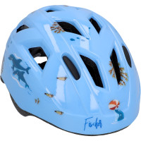 FISCHER Fahrradhelm Kinder PLUS Delfin - Größe XS/S 48-54 cm