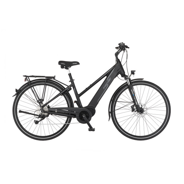 FISCHER Trekking E-Bike Viator 4.1i - schwarz matt, RH 44 cm, 28 Zoll, 504 Wh Generalüberholt