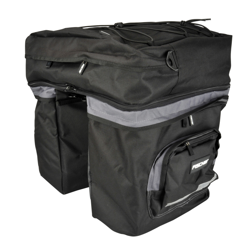 Transport Aufbewahrung | Taschen & | Gepäckträgertasche Fahrradzubehör & Smartphone-Halterungen | FISCHER Rucksäcke & 3-fach FISCHER |