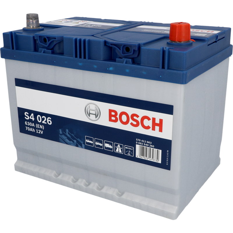 Bosch Batterie S4 KSN S4 026 70Ah/630A