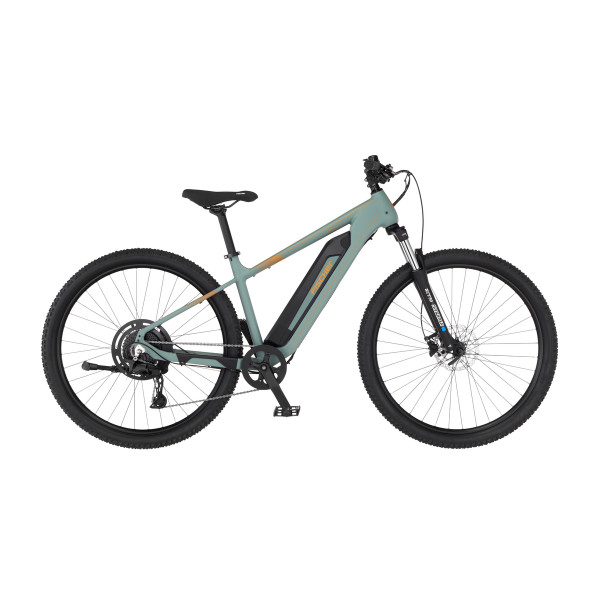 FISCHER MTB E-Bike MONTIS 2.2 ACTIVE - Piniengrün matt, 29 Zoll, RH 49 cm, 688 Wh