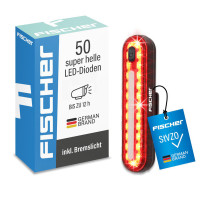 FISCHER Akku-LED Stableuchte mit Bremslicht