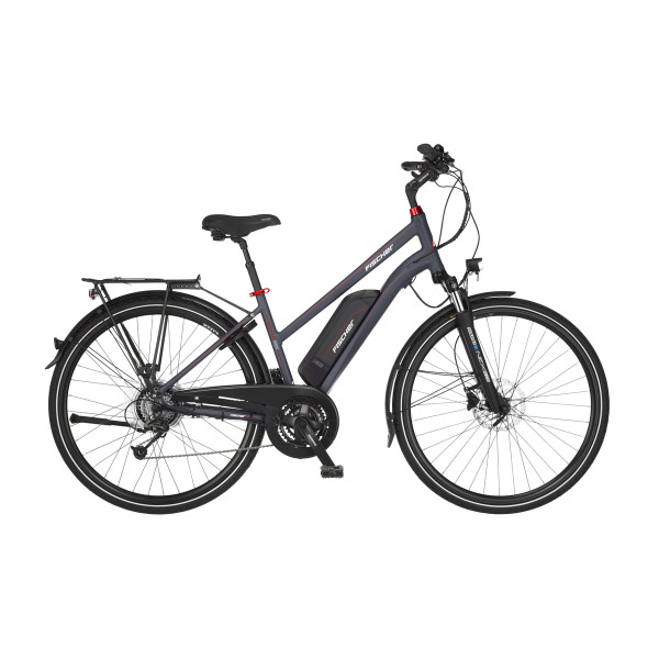 FISCHER VIATOR ET 2222 E-Bike - dunkel anthrazit matt, 28 Zoll, RH 44 cm, 557 Wh Generalüberholt