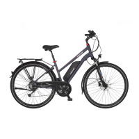 FISCHER Trekking E-Bike Viator ETD 2222 - anthrazit matt, RH 44 cm, 28 Zoll, 422 Wh