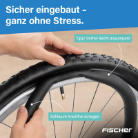 Preview: FISCHER Fahrradschlauch 28/29 breit AV Preview: FISCHER Fahrradschlauch 28/29 breit AV