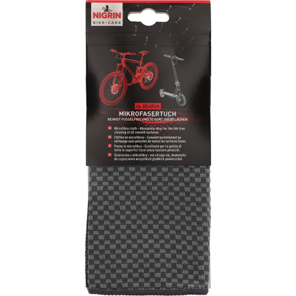 NIGRIN BIKE-CARE Mikrofasertuch - 2in1 | doppelseitig