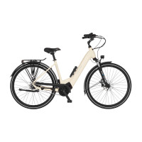 FISCHER City E-Bike CITA 6.8i ULTIMATE - Elfenbeinweiß matt, 28 Zoll, RH 43 cm, 711 Wh