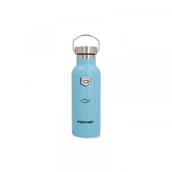 FISCHER Trinkflasche Edelstahl blau 500 ml