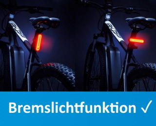 Fahrrad Rücklicht – Mit Bremslicht & Akku