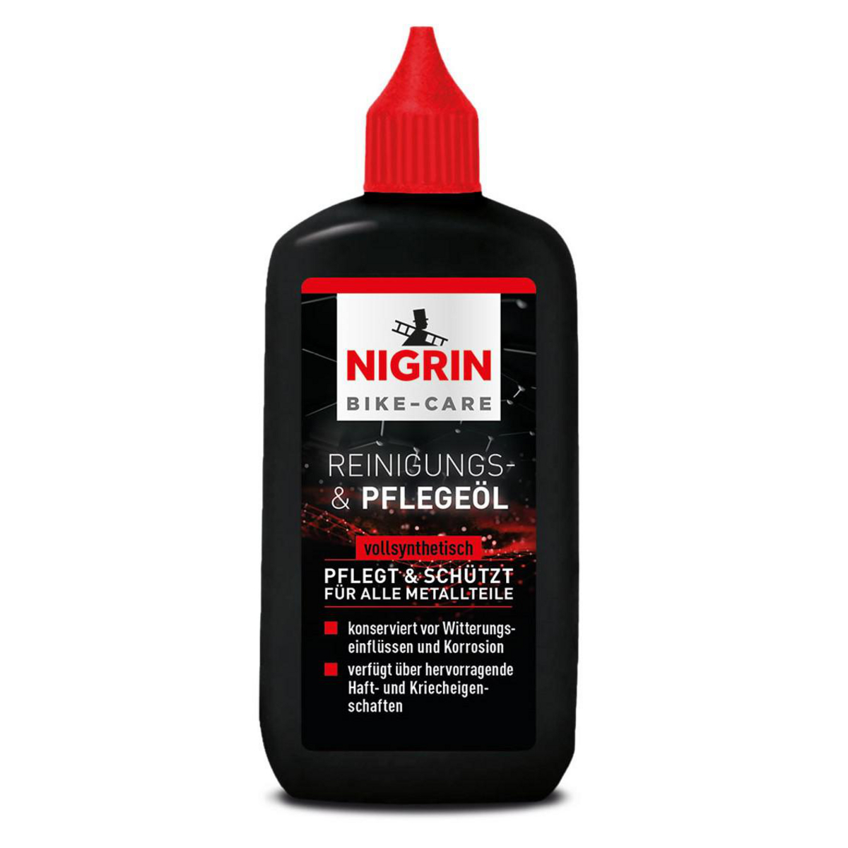 NIGRIN BIKE-CARE E-Bike und Fahrrad Metallteile-Reinigungs- & Pflege-Öl - 100ml