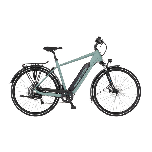 FISCHER Trekking VIATOR 2.1 E-Bike - grün, 28 Zoll, RH 55 cm, 459 Wh Generalüberholt
