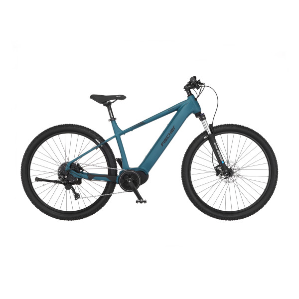 FISCHER MONTIS 4.1i E-Bike - eisdunkeltürkis matt, 29 Zoll, RH 49 cm, 630 Wh Generalüberholt