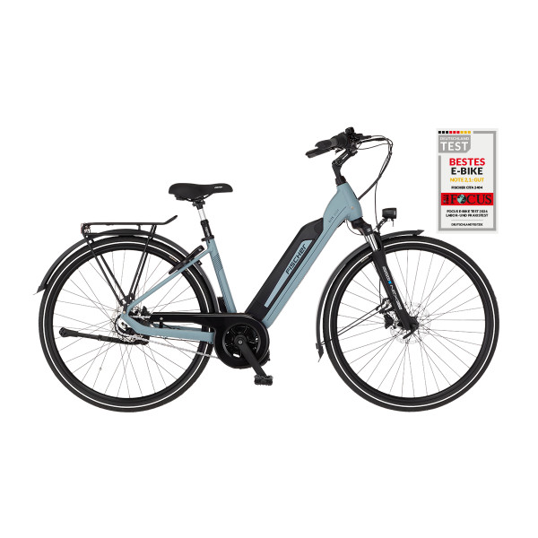 FISCHER City E-Bike CITA 2404 ACTIVE - graublau, 28 Zoll, RH 43 cm, 688 Wh