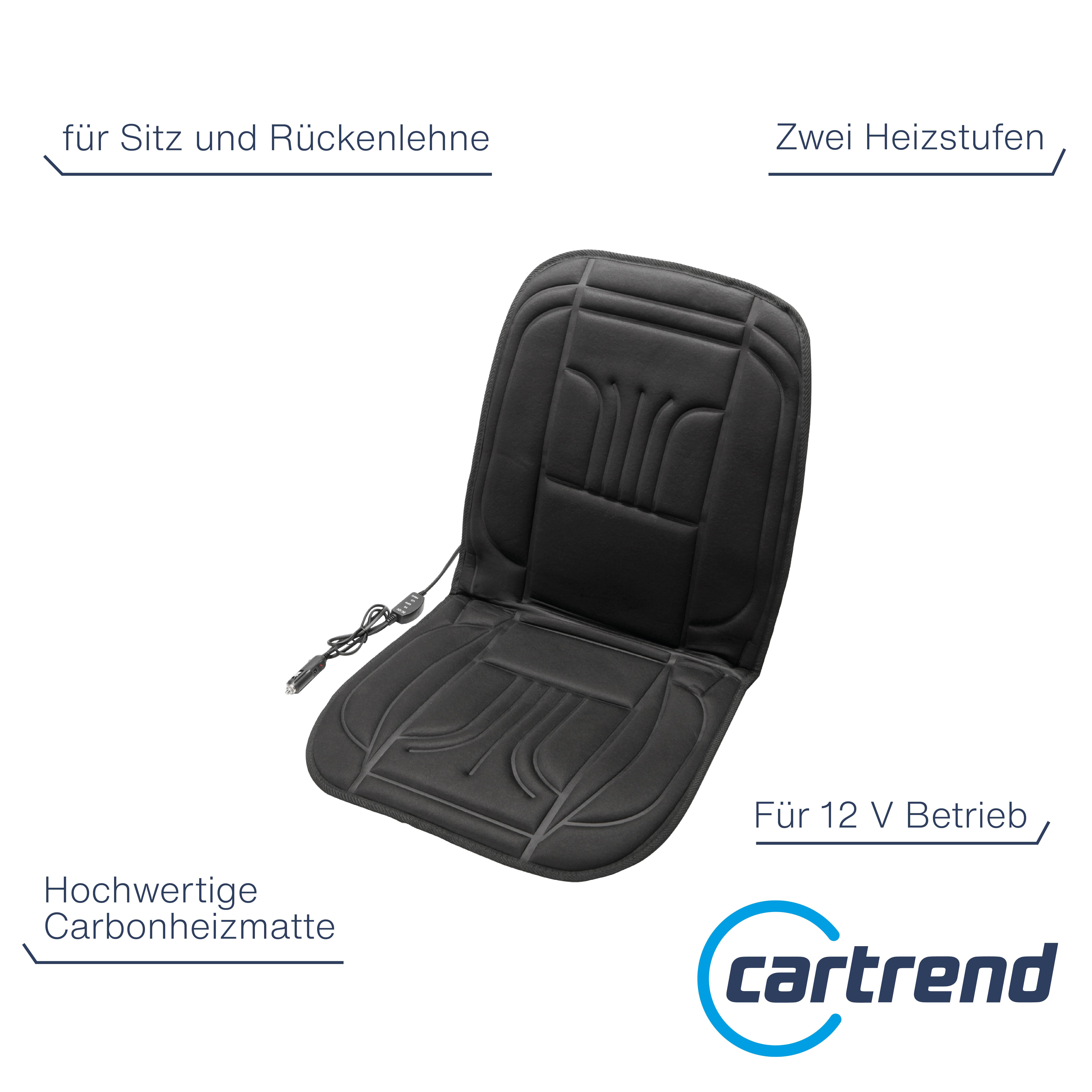 cartrend KFZ-Sitzheizung Carbon Basic, 2 Heizstufen 75774 bei