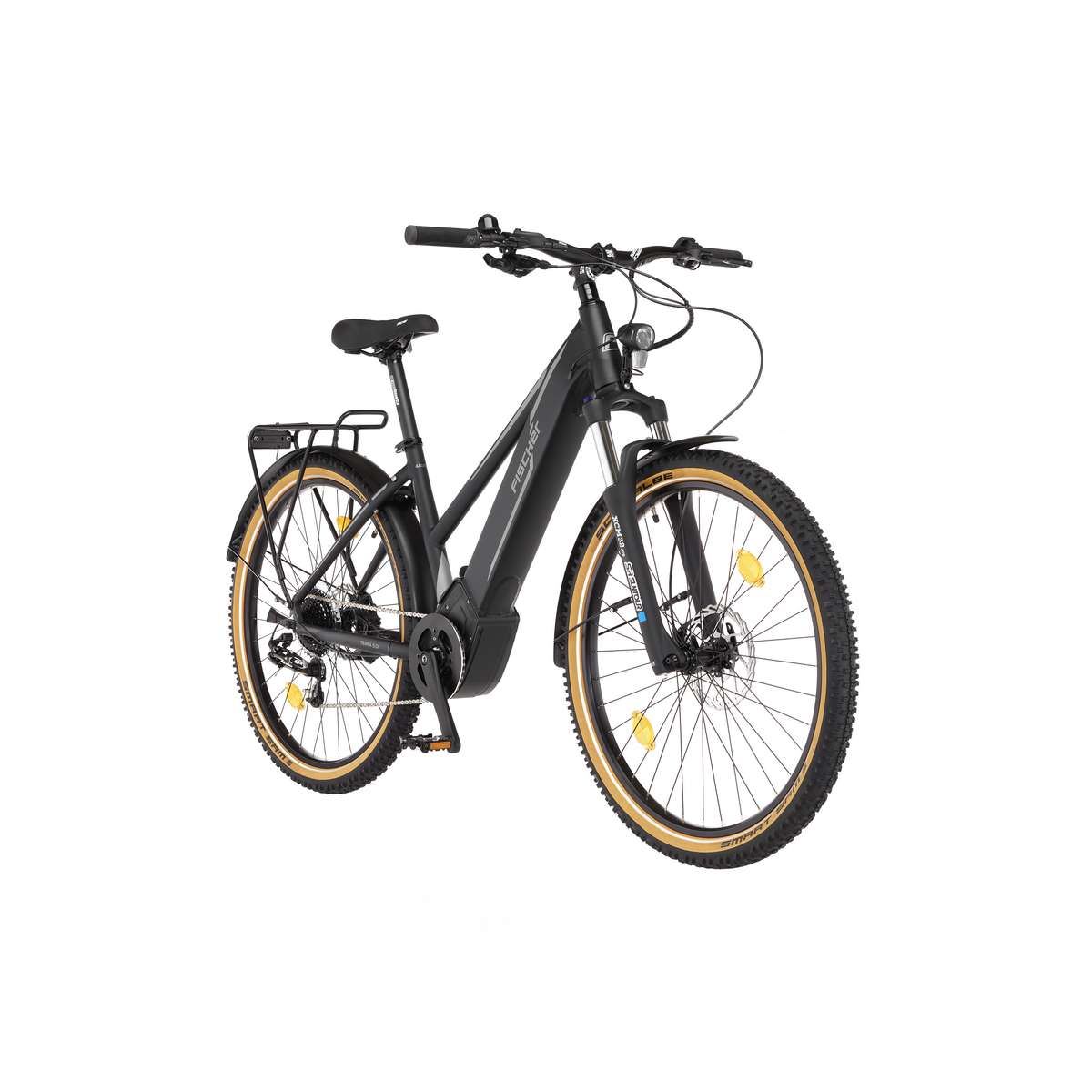 FISCHER E-Bike ATB TERRA 5.0i, schwarz matt, 27,5 Zoll, RH 44 cm 