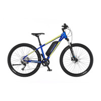 FISCHER E-Mountainbike MONTIS 2.1 Junior, E-Bike MTB - blau glanz, 27,5 Zoll, RH 38 cm, 422 Wh