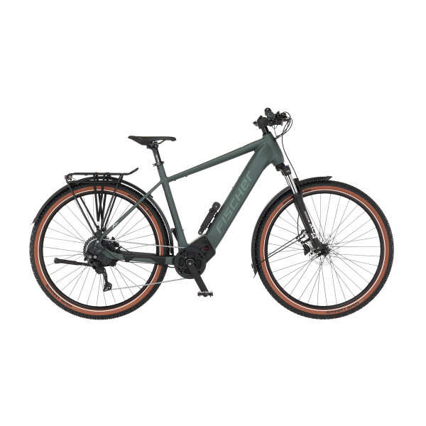 FISCHER TERRA T100 E-Bike - 28, RH 55 cm, 711 Wh, grün Generalüberholt