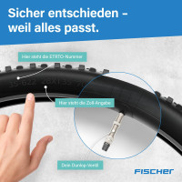 Vorschau: FISCHER Fahrradschlauch 20 breit DV Vorschau: FISCHER Fahrradschlauch 20 breit DV
