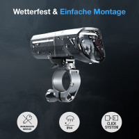 Vorschau: FISCHER LED-Akku Frontlicht 110 Lux Vorschau: FISCHER LED-Akku Frontlicht 110 Lux