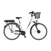 FISCHER CITA ECU 2200 E-Bike - weiß matt, 28 Zoll, RH 44 cm, 418 Wh