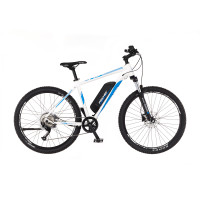 FISCHER MONTIS EM 1922 E-Bike - weiß blau, 27.5 Zoll, RH 48 cm, 418 Wh Generalüberholt