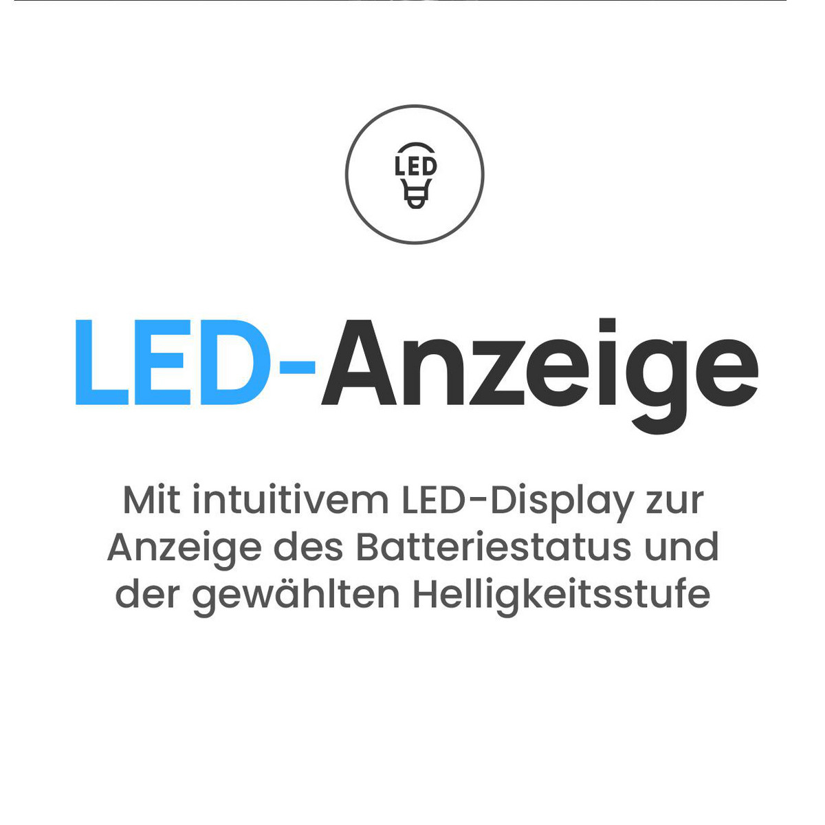 FISCHER LED-Akku Frontlicht 110 Lux
