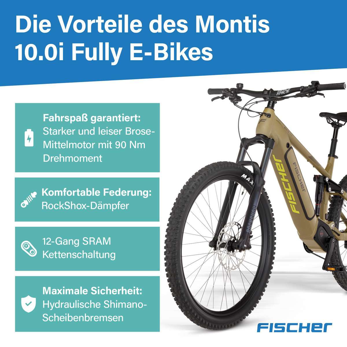 FISCHER Montis 10.0i E-MTB Fully  Performance fr jedes Gelnde | FISCHER- BIKE.COM