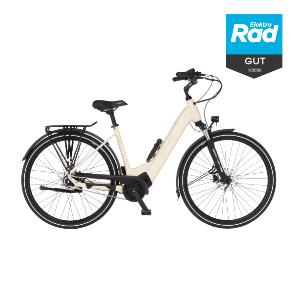 FISCHER CITA 6.8i ULTIMATE E-Bike - elfenbeinweiß matt, 28 Zoll, RH 50 cm, 711 Wh