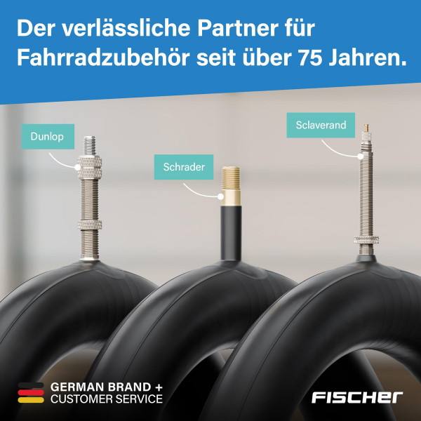 FISCHER Fahrradschlauch 28/29 breit AV