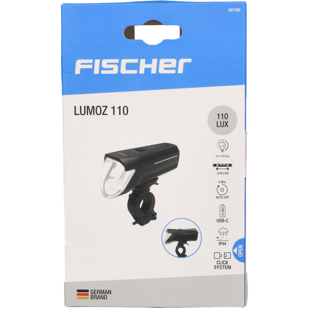 FISCHER LED-Akku Frontlicht 110 Lux