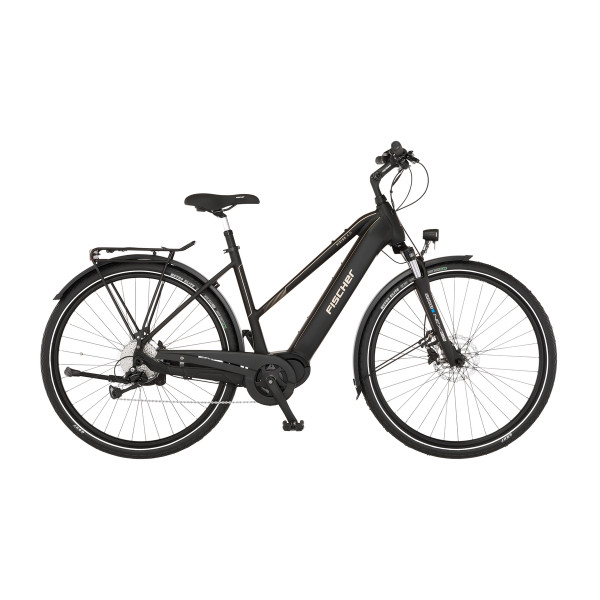 FISCHER VIATOR 4.2i ACTIVE E-Bike - black matt, 28 Zoll, RH 45 cm, 630 Wh Generalüberholt