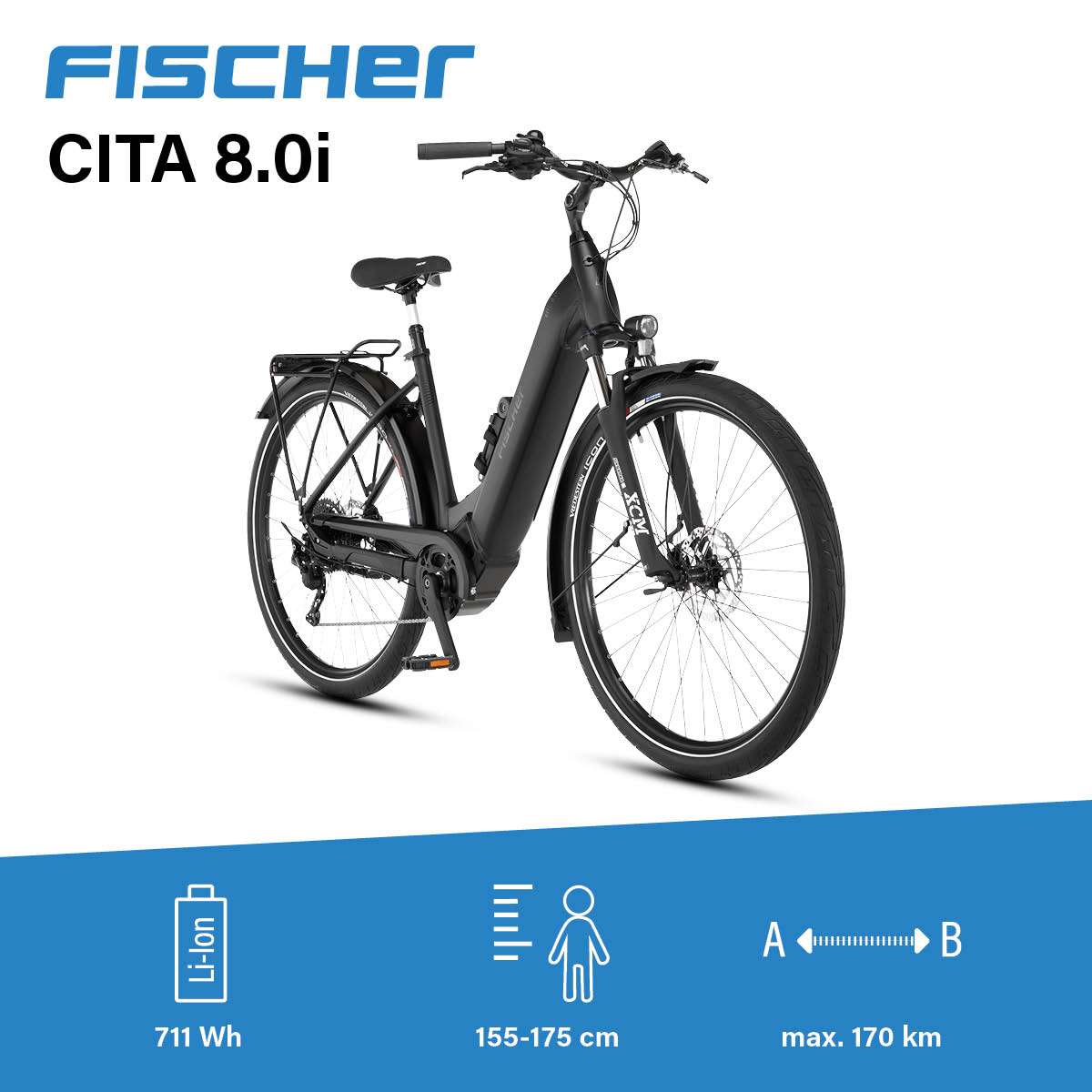 E- Bike 2x Fischer Cityebike sale