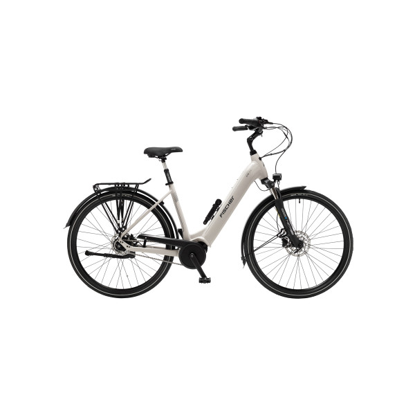 FISCHER City E-Bike CITA 4.3 - beige matt, 28 Zoll, RH 43 cm, 630 Wh Generalüberholt (B)