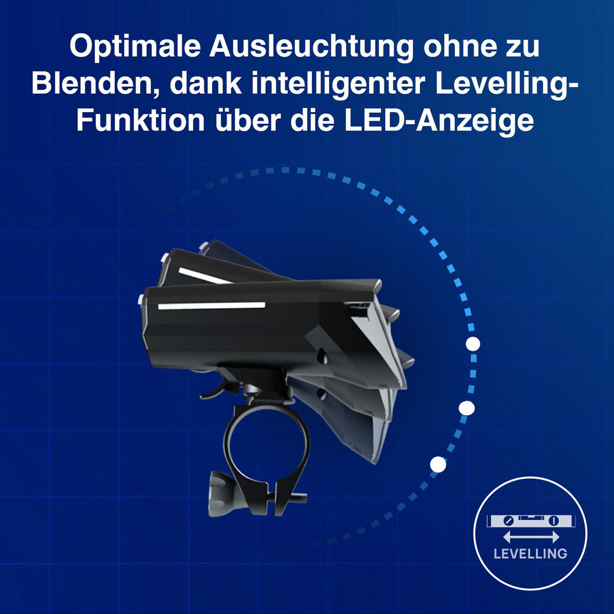 FISCHER LED-Akku Frontlicht 110 Lux