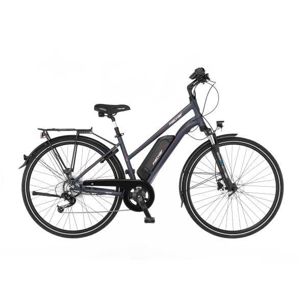 FISCHER VIATOR 2.0 E-Bike - dunkel anthrazit matt, 28 Zoll, RH 44 cm, 422 Wh Generalüberholt