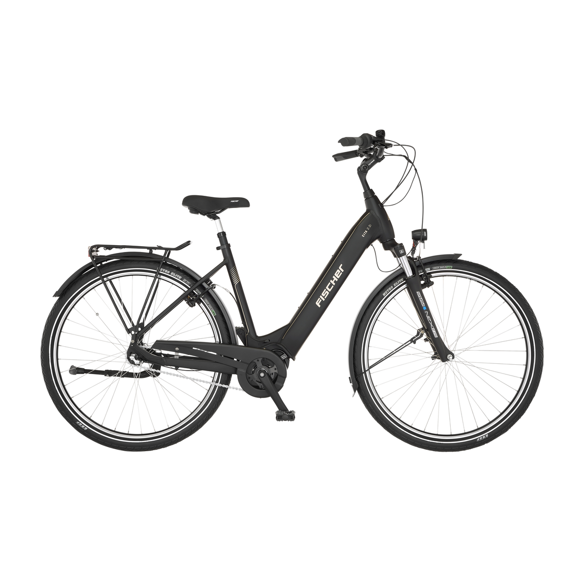 FISCHER CITA 2.2i E-Bike - schwarz matt, 28 Zoll, RH 43 cm, 522 Wh, Rücktritt Generalüberholt