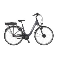 FISCHER City E-Bike Cita ECU 1401 - anthrazit, RH 44 cm, 28 Zoll, 522 Wh Rücktritt