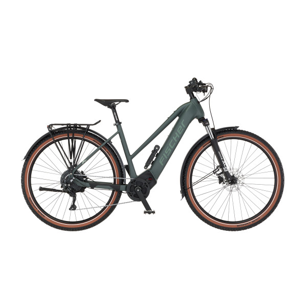 FISCHER TERRA T100 E-Bike - green, 28 Zoll, RH 45 cm, 711 Wh Generalüberholt